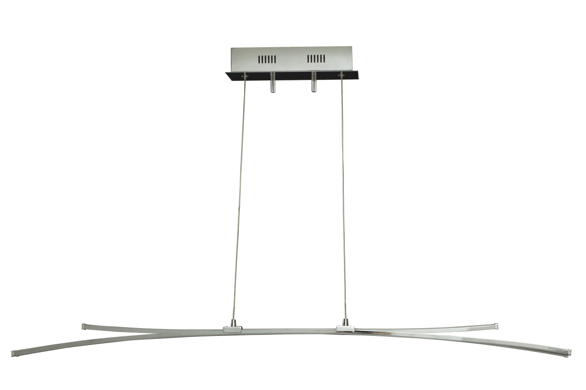 Svala 114cm Kromi kattovalaisin valmistajalta Aneta Lighting - Alumiini ja 30 W LED, valonl&auml;hde on integroitu ja sit&auml; voidaan himment&auml;&auml;.
