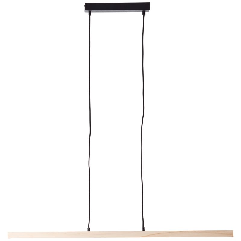 Arion 103cm Puu kattovalaisin valmistajalta Brilliant - 2400 lumenin valovirralla ja 3000 kelvinin l&auml;mpim&auml;n valkoisella v&auml;ril&auml;mp&ouml;tilalla se levitt&auml;&auml; voimakasta ja l&auml;mpim&auml;n valkoista valoa, joka sopii t&auml;ydellisesti sek&auml; ruokailutilaan ett&auml; toimistoon.