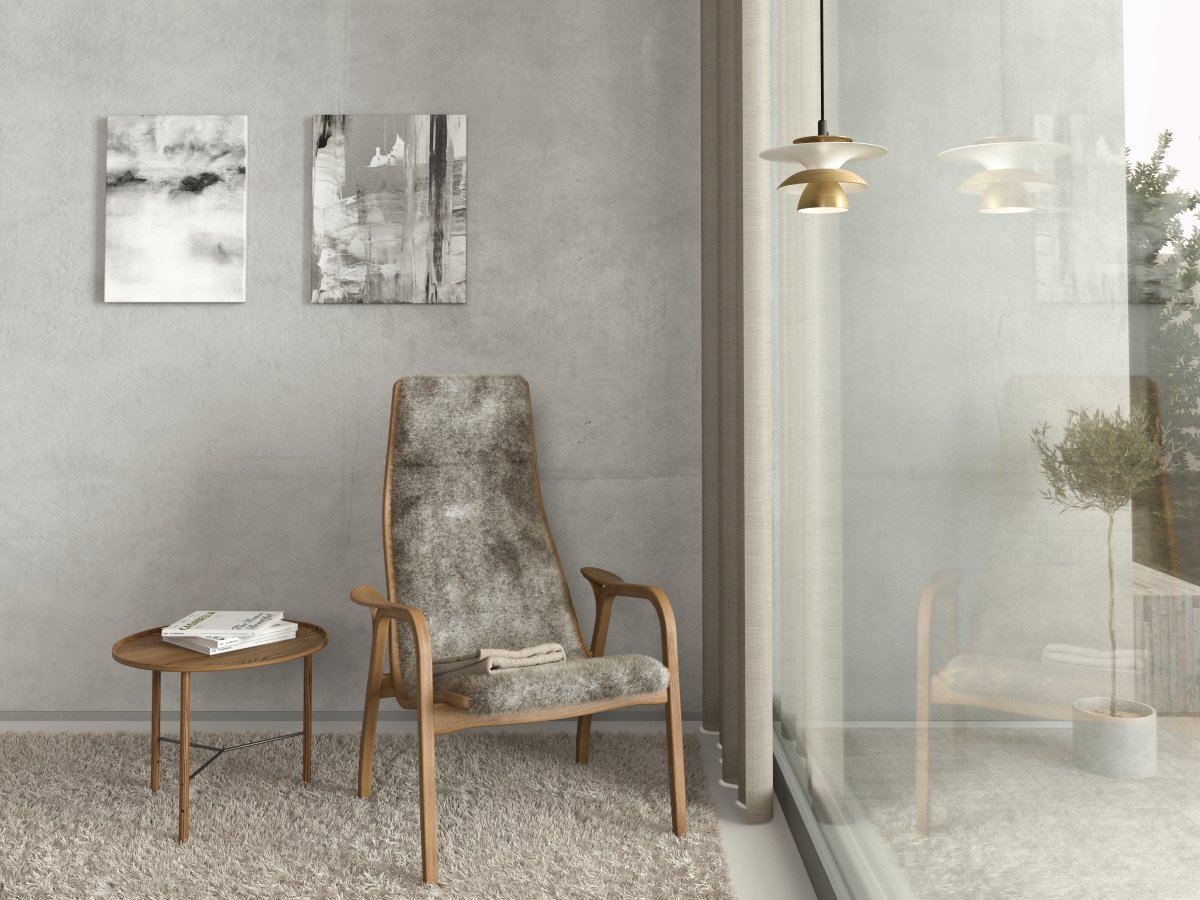 Picasso Ø18 Antiikkimessinki kattovalaisin valmistajalta Belid - Eri kokoiset varjostimet tarjoavat pehme&auml;&auml; ja hajautettua valoa.