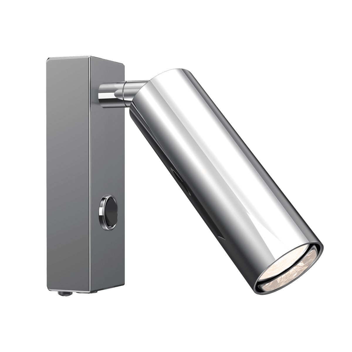 Pipeline Kromi lukulamppu valmistajalta Herstal - Puhtaat linjat ja kompakti muoto antavat vakaan ja tyylikk&auml;&auml;n vaikutelman, joka sopii kaikenlaiseen sisustukseen.