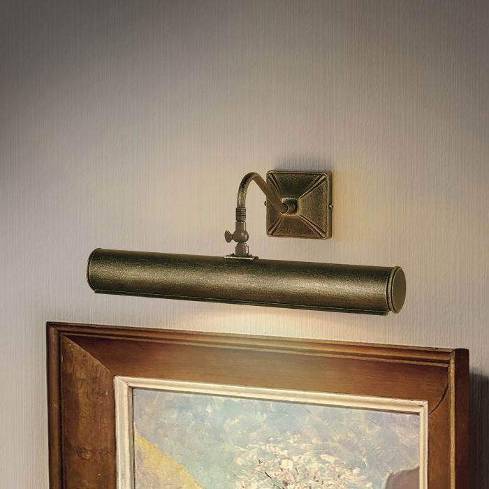Picture 36cm Musta/kulta valmistajalta Elstead Lighting - Yksinkertainen sarja tyylikk&auml;it&auml; ja tyylikk&auml;it&auml; kuvavaloja mustalla kullalla.