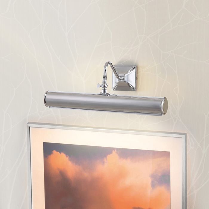 Picture 36cm Kromi valmistajalta Elstead Lighting - Yksinkertainen sarja tyylikkäitä ja tyylikkäitä kuvavaloja kiillotetulla kromiviimeistelyllä.