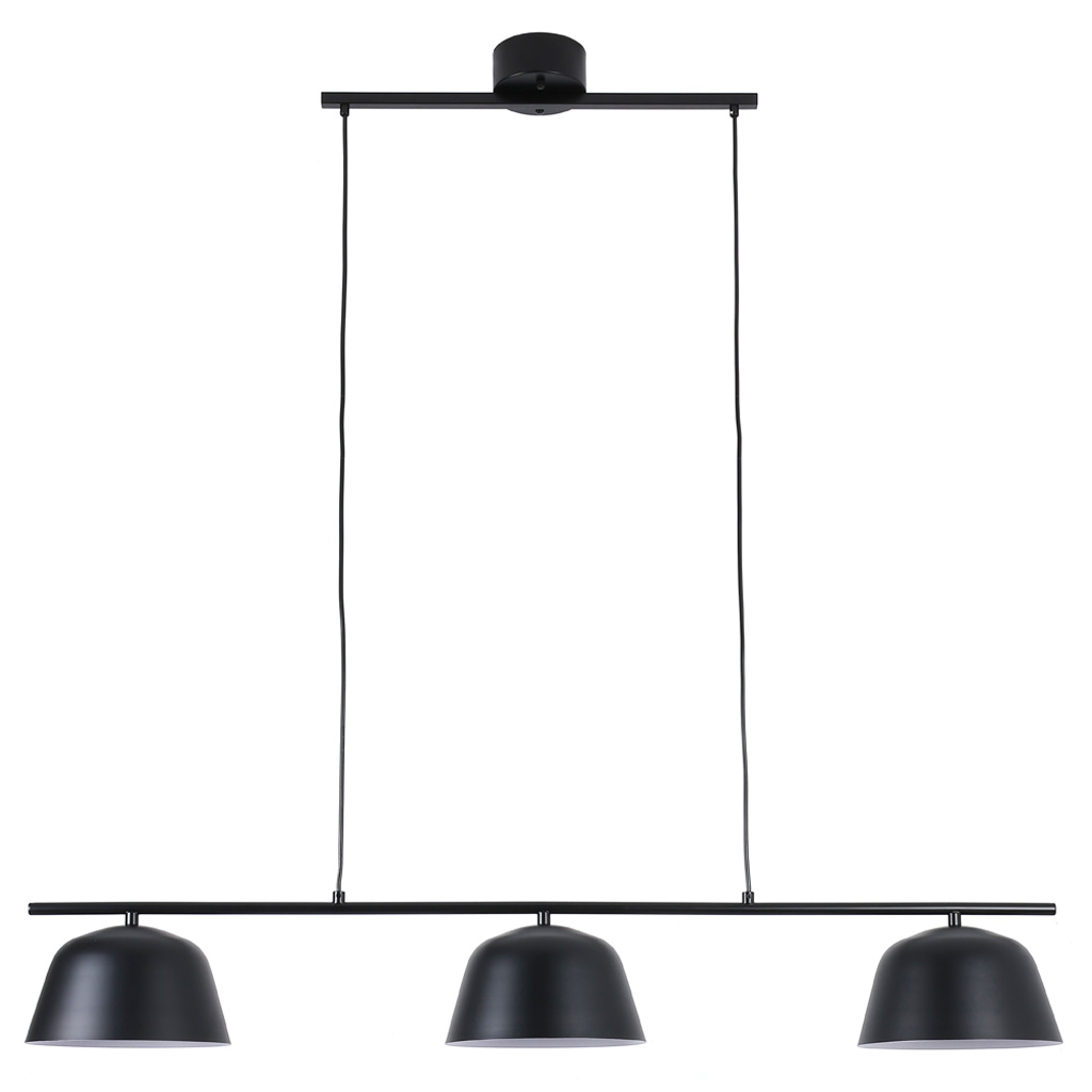 Pop 125cm Musta kattovalaisin valmistajalta Nordic Lighting - Pop on tyylik&auml;s metallinen kattovalaisin, jonka musta viimeistely antaa rauhallisen ja modernin vaikutelman.