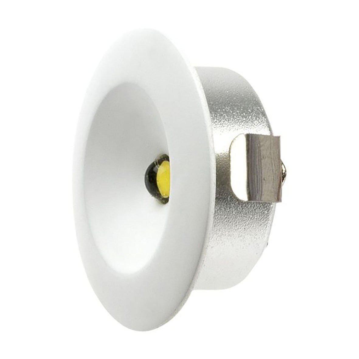 Q-33 Mini Downlight 2700K Valkoinen valmistajalta Designlight - Pieni 1,2 W:n alasvalo, jonka halkaisija on 32,5 mm, alhainen energiankulutus ja pitk&auml; k&auml;ytt&ouml;ik&auml;.