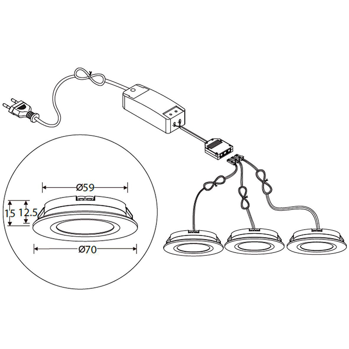 QB-308 Downlight 3000K 3 Kpl Valkoinen valmistajalta Designlight - Laaja valokeila (90) ja matala asennussyvyys (13 mm) tarjoavat tasaisen ja miellytt&auml;v&auml;n valon moniin k&auml;ytt&ouml;tarkoituksiin.
