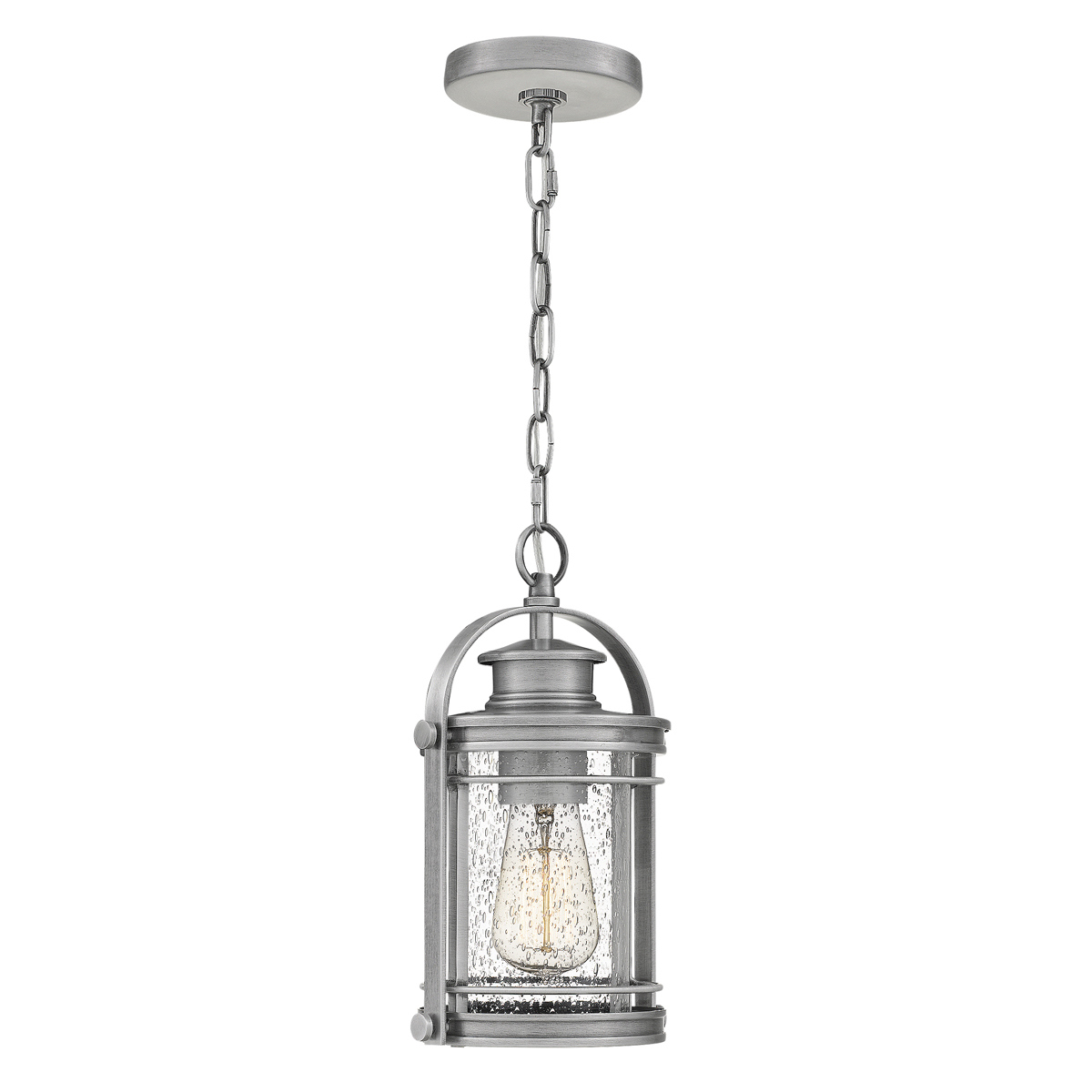 Booker 28cm Alumiini valmistajalta Elstead Lighting - Booker &auml;r en stilfull och robust takpendel med en design inspirerad av klassiska marina lanternor.