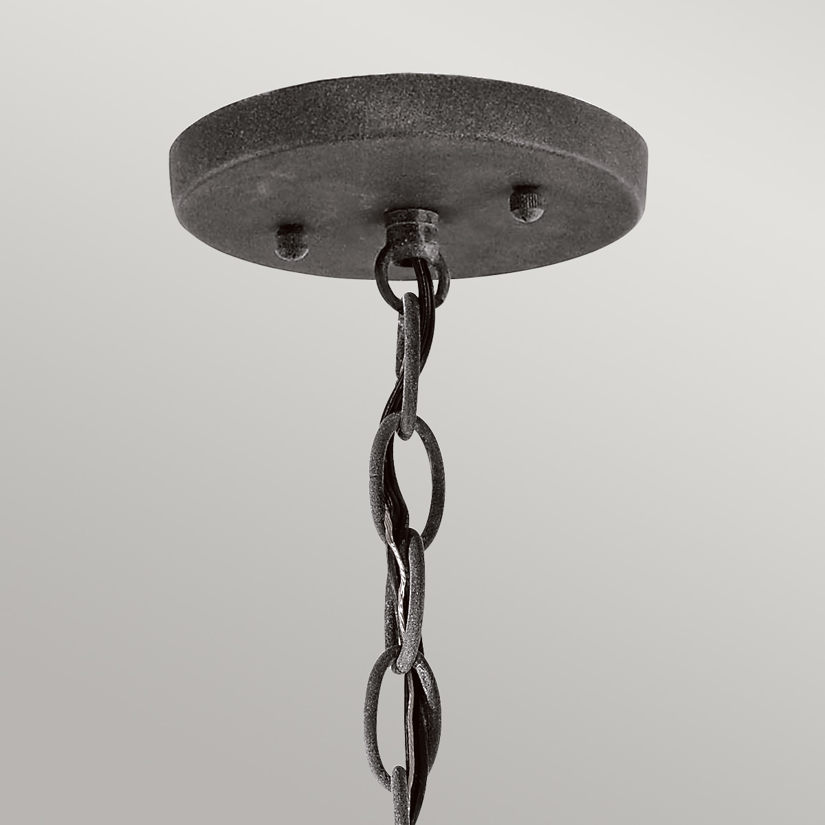 Chance Harbor 43cm Sinkki valmistajalta Elstead Lighting - Chance Harbor &auml;r en klassisk och robust takpendel med en design inspirerad av maritim stil.