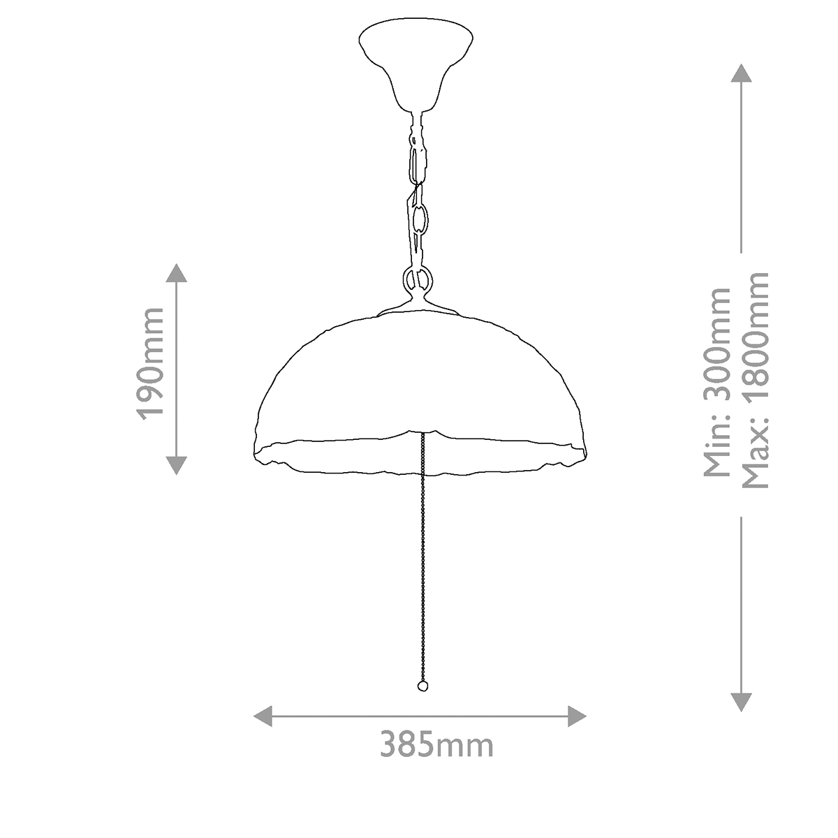 Larissa Ø38 Monivärinen valmistajalta Elstead Lighting - Se on valmistettu ter&auml;ksest&auml; ja siin&auml; on kaunis vintage-pronssiviimeistely.