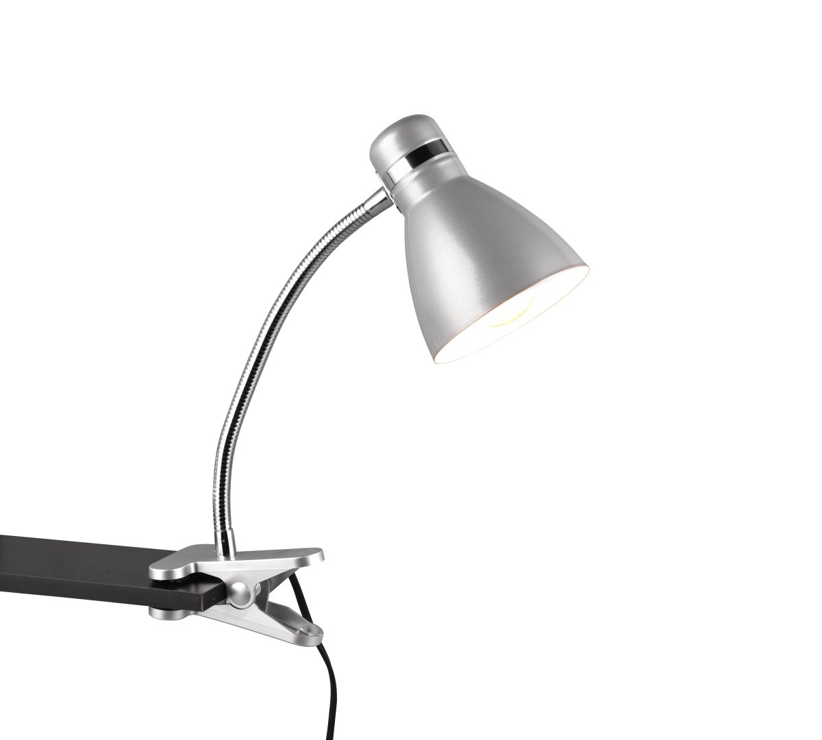 Harvey Harmaa nipistinvalaisin valmistajalta Trio Lighting - Titaanin värinen valaisin on helppo yhdistää erilaisiin sisustus- ja värikonsepteihin ja sulautuu hyvin sisustukseen.