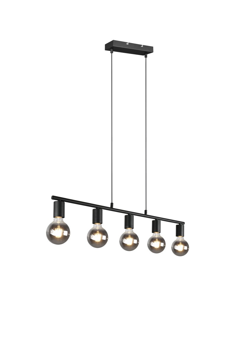 Vannes 82cm Musta kattovalaisin valmistajalta Trio Lighting - Vannes on tyylikäs ja moderni kattovalaisin, jossa yhdistyy teollinen muotoilu ja yksinkertainen eleganssi.