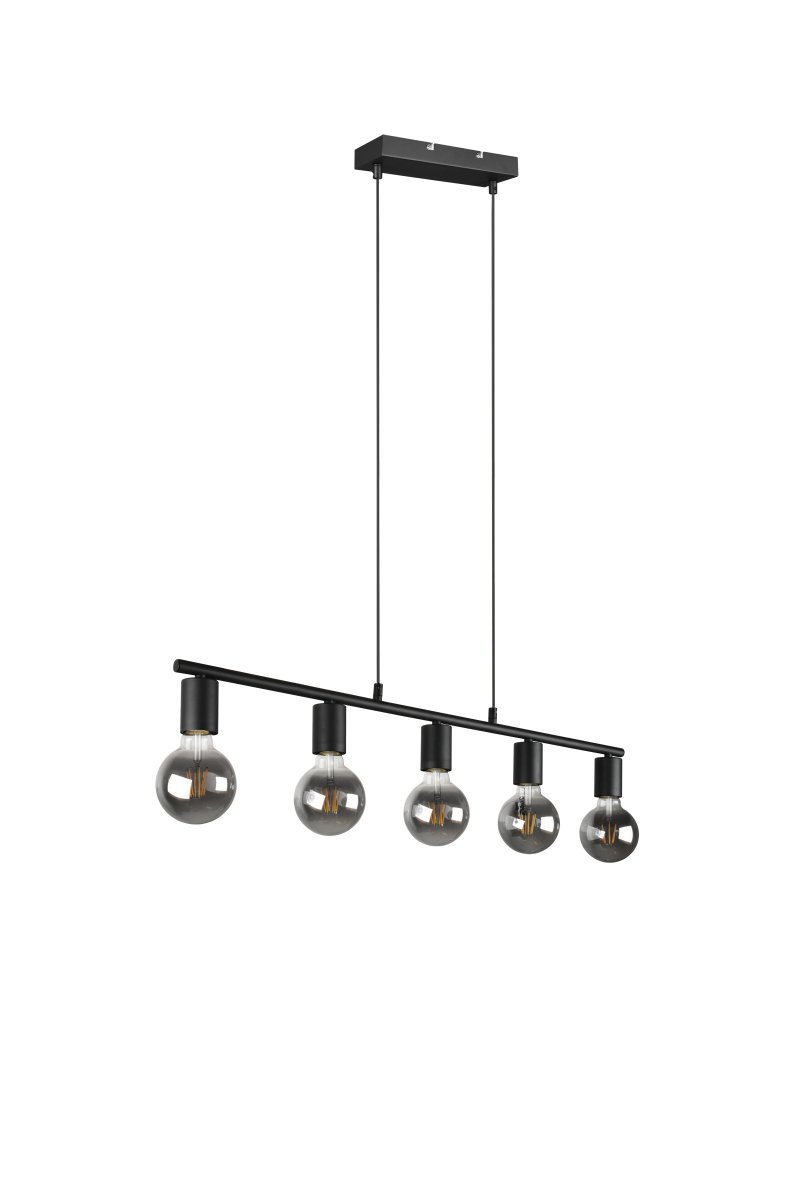 Vannes 82cm Musta kattovalaisin valmistajalta Trio Lighting - Vannes on tyylikäs ja moderni kattovalaisin, jossa yhdistyy teollinen muotoilu ja yksinkertainen eleganssi.