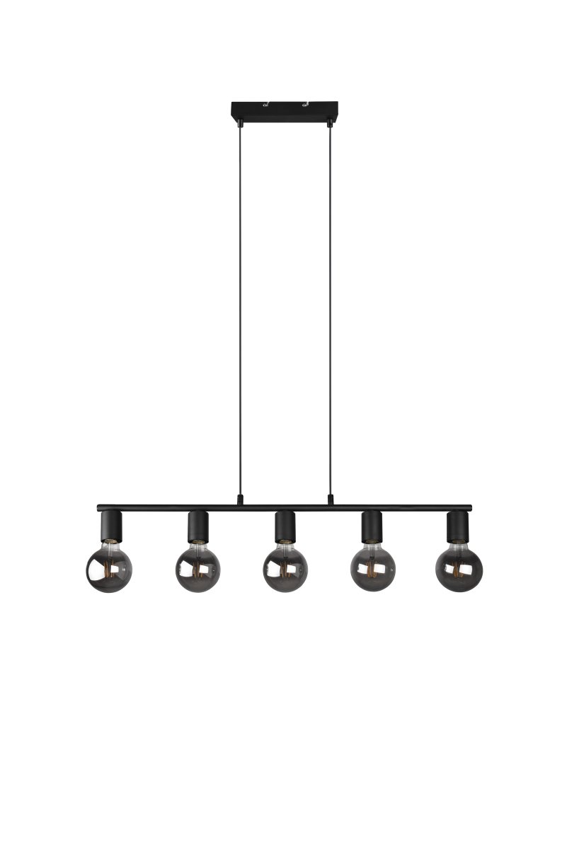 Vannes 82cm Musta kattovalaisin valmistajalta Trio Lighting - Vannes on tyylikäs ja moderni kattovalaisin, jossa yhdistyy teollinen muotoilu ja yksinkertainen eleganssi.