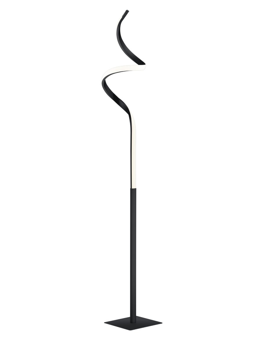 Course Musta lattiavalaisin valmistajalta Trio Lighting - Mattamusta viimeistely antaa valaisimelle modernin ja hienostuneen ilmeen, joka sulautuu moniin sisustustyyleihin ja tekee siitä tyylikkään katseenvangitsijan kotiisi.