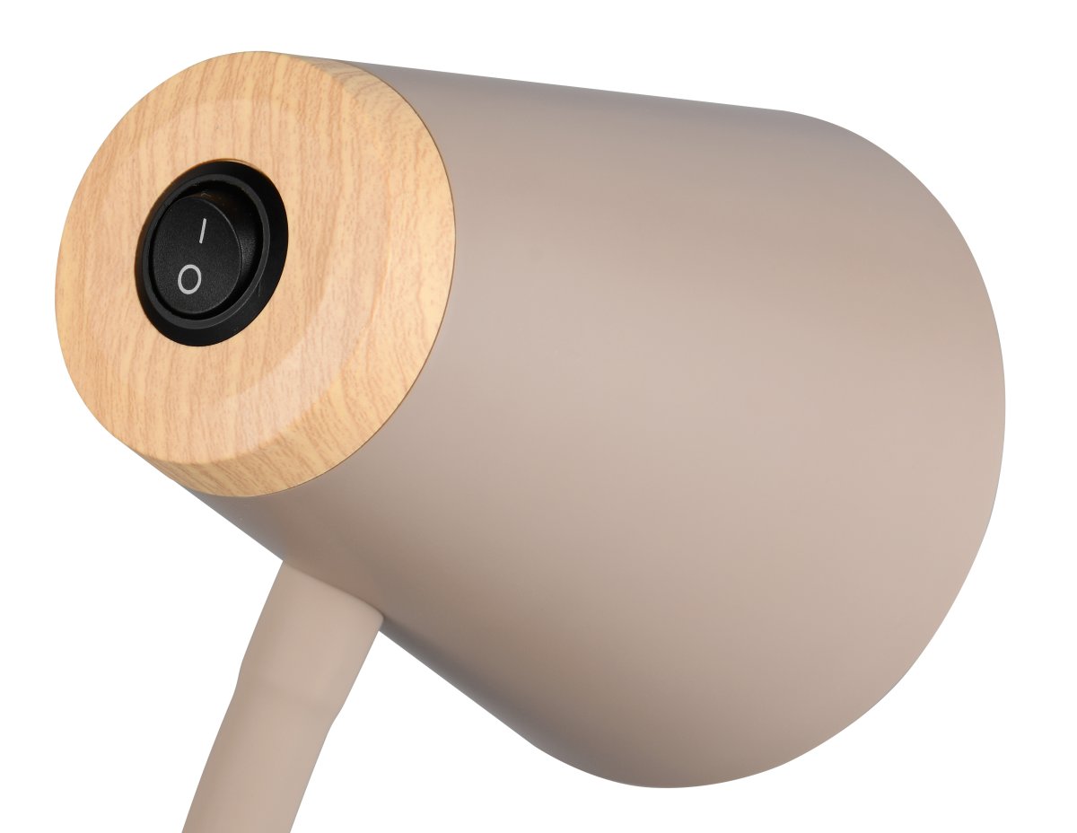Pongo Beige lattiavalaisin valmistajalta Trio Lighting - Tyylik&auml;s muoto ja kulmikas lampunp&auml;&auml; tekev&auml;t Pongosta monipuolisen ja sulautuu helposti mihin tahansa kotiin ja tyyliin.