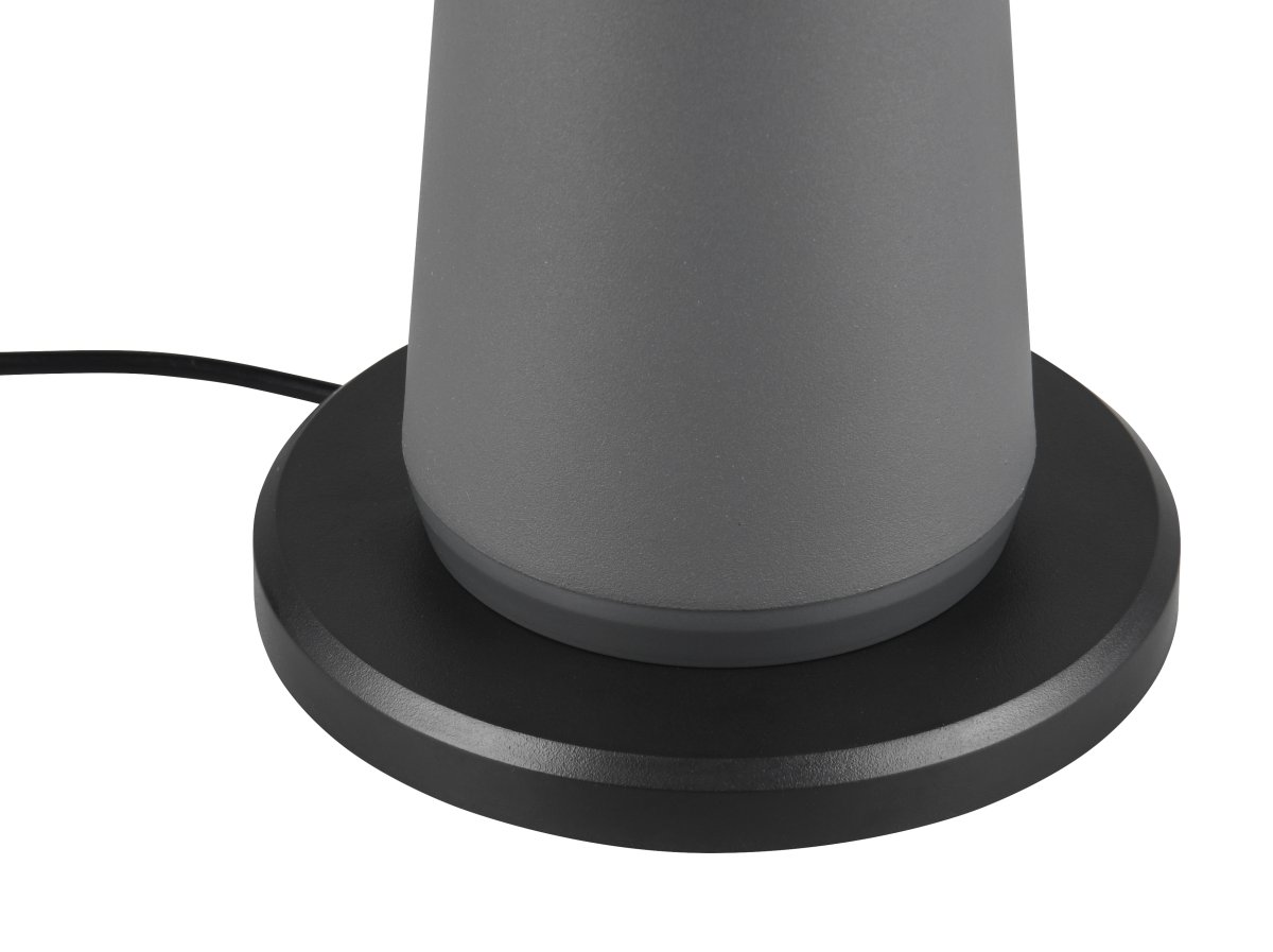 Fungo 30cm Antrasiitti Siirrettävä valmistajalta Trio Lighting - Himmennettävyyden ja säädettävän valon värin kosketustoiminnon sekä erillisen latausaseman ansiosta se on joustava valonlähde sisä- ja ulkokäyttöön.