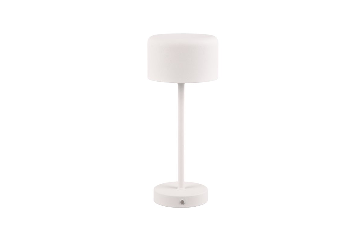 Jeff 30cm Valkoinen Siirrettävä valmistajalta Trio Lighting - Ladattavan akun ja helpon latauksen USB-C-portin kautta se voidaan sijoittaa minne tahansa ilman kaapeleita ja luoda kodikkaan valon tunnelman.