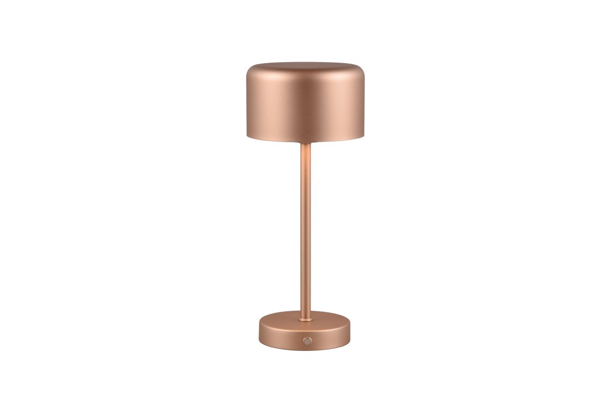 Jeff 30cm Ruskea Siirrettävä valmistajalta Trio Lighting - Ladattavan akun ja helpon latauksen USB-C-portin kautta se voidaan sijoittaa minne tahansa ilman kaapeleita ja luoda kodikkaan valon tunnelman.