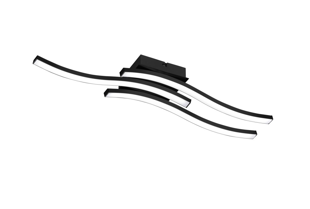 Route 56cm Musta plafondi valmistajalta Trio Lighting - 