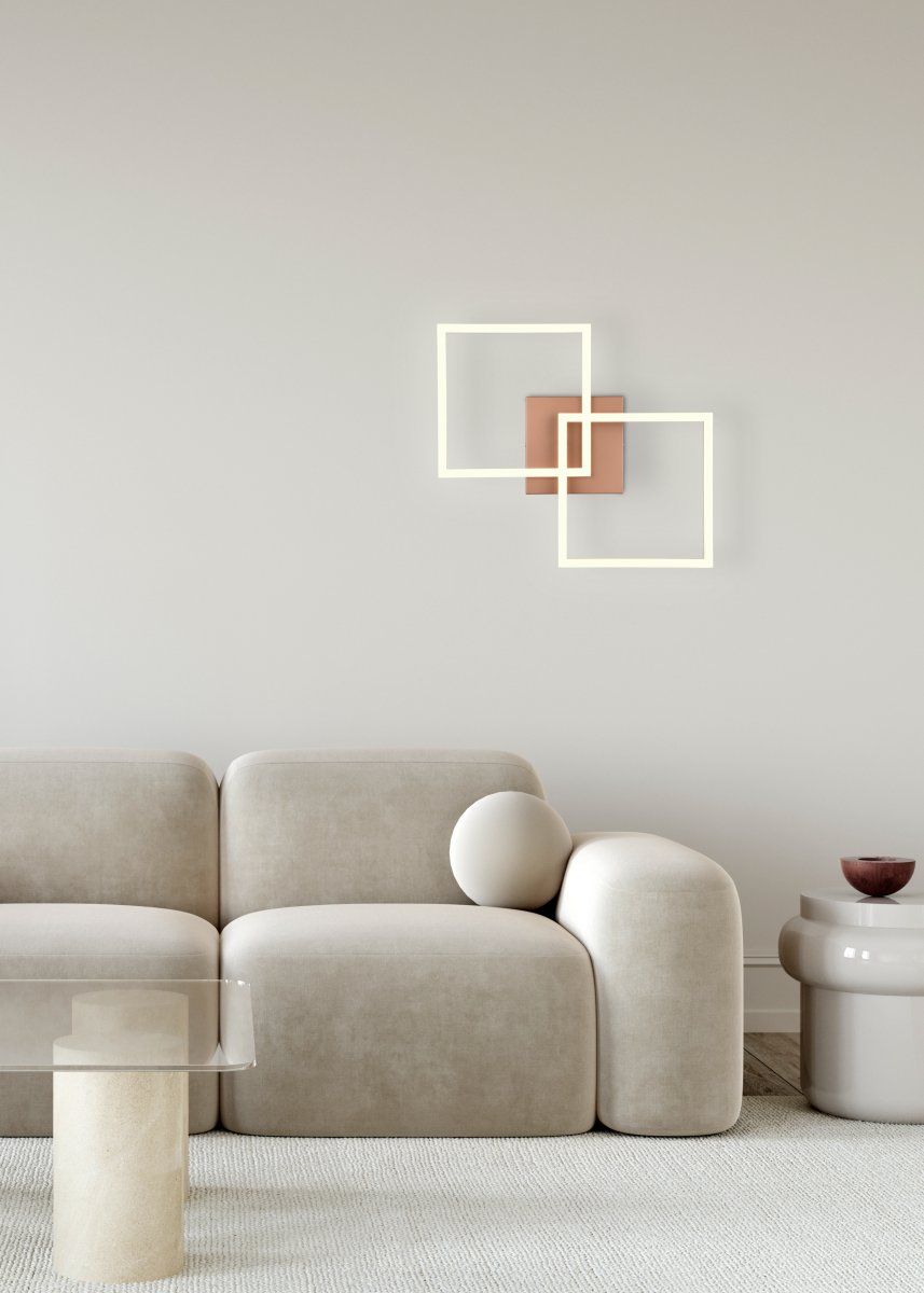 Trail 60cm Ruskea plafondi valmistajalta Trio Lighting - Trail-katto- ja sein&auml;valaisin on tyylik&auml;s katseenvangitsija, joka tekee vaikutuksen geometrisella ja py&ouml;riv&auml;ll&auml; muotoilullaan.