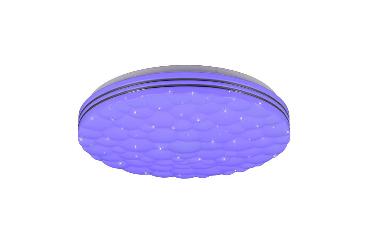 Tiger Ø38 Valkoinen lasten valaisin valmistajalta Trio Lighting - Mukana tulevalla kaukos&auml;&auml;timell&auml; sek&auml; valon v&auml;ri&auml; ett&auml; kirkkautta voidaan s&auml;&auml;t&auml;&auml; portaattomasti ja yksil&ouml;llisesti.