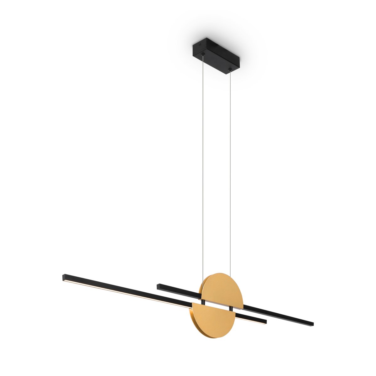 Skyline 110cm Musta kattovalaisin valmistajalta Maytoni - Sisäänrakennetulla LED-valonlähteellä ja 4000K värilämpötilalla tämä riipus tuo kotiisi tyyliä ja toimivuutta.