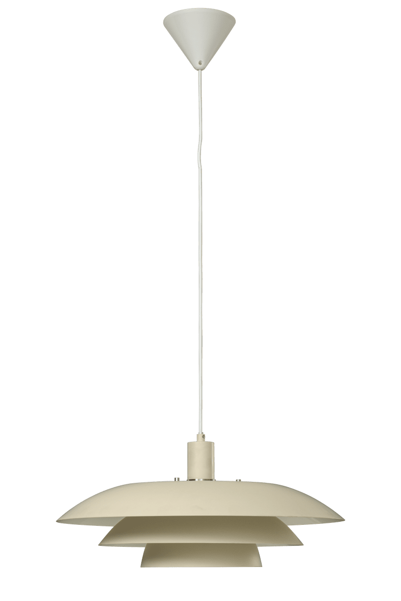 Epsilon 1 Ø45 Beige kattovalaisin valmistajalta Aneta Lighting - Vaihdettavat kromi- ja mattamessingiset yksityiskohdat ovat mukana valintasi mukaan.