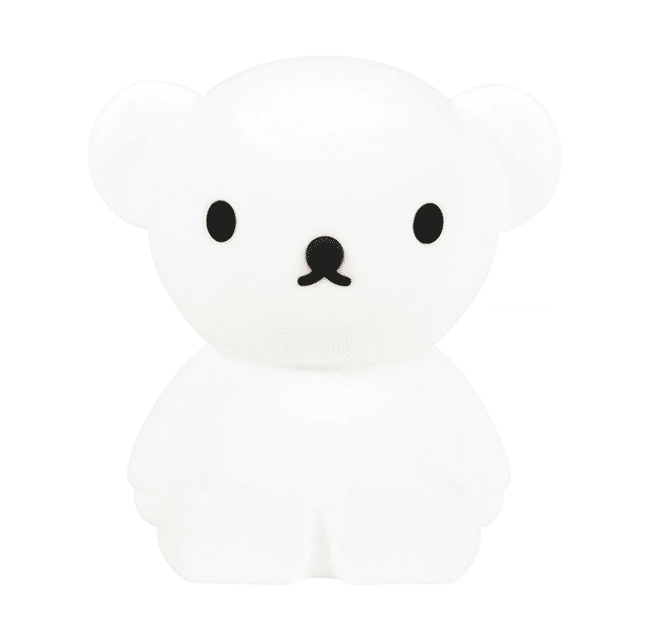 Boris Star Light Valkoinen lasten valaisin valmistajalta Mr Maria - Tarinoistaan ja tyylikk&auml;&auml;st&auml; ilmeest&auml;&auml;n tunnetusta ja rakastetusta Boriksesta tulee ainutlaatuinen ja rauhoittava yksityiskohta huoneessa.