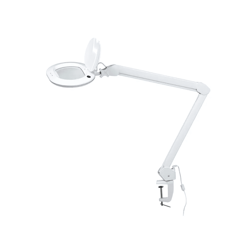 Tibro 120cm Valkoinen työpöytävalaisin valmistajalta Armaturhantverk - Tibro on t&auml;ydellinen p&ouml;yt&auml;valaisin, jossa on monia toimintoja.