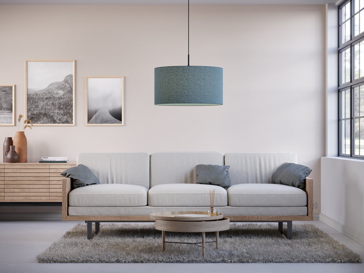 Soft Ø57 Sininen villa kattovalaisin valmistajalta Belid - Soft on Pagunetten villakankaasta valmistettu riippuvalaisin, jolla on palonesto- ja &auml;&auml;nt&auml; vaimentavat ominaisuudet.