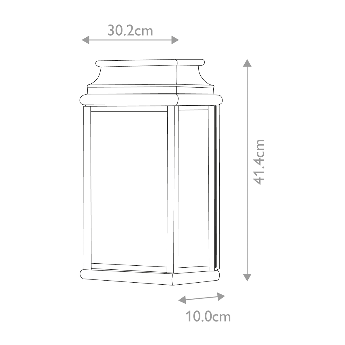 St Martins 42cm Antiikki messinki ulkovalo valmistajalta Elstead Lighting - Tillverkad av massiv m&auml;ssing och klart glas, erbjuder den en robust och h&aring;llbar konstruktion som utvecklar en vacker patina &ouml;ver tid.