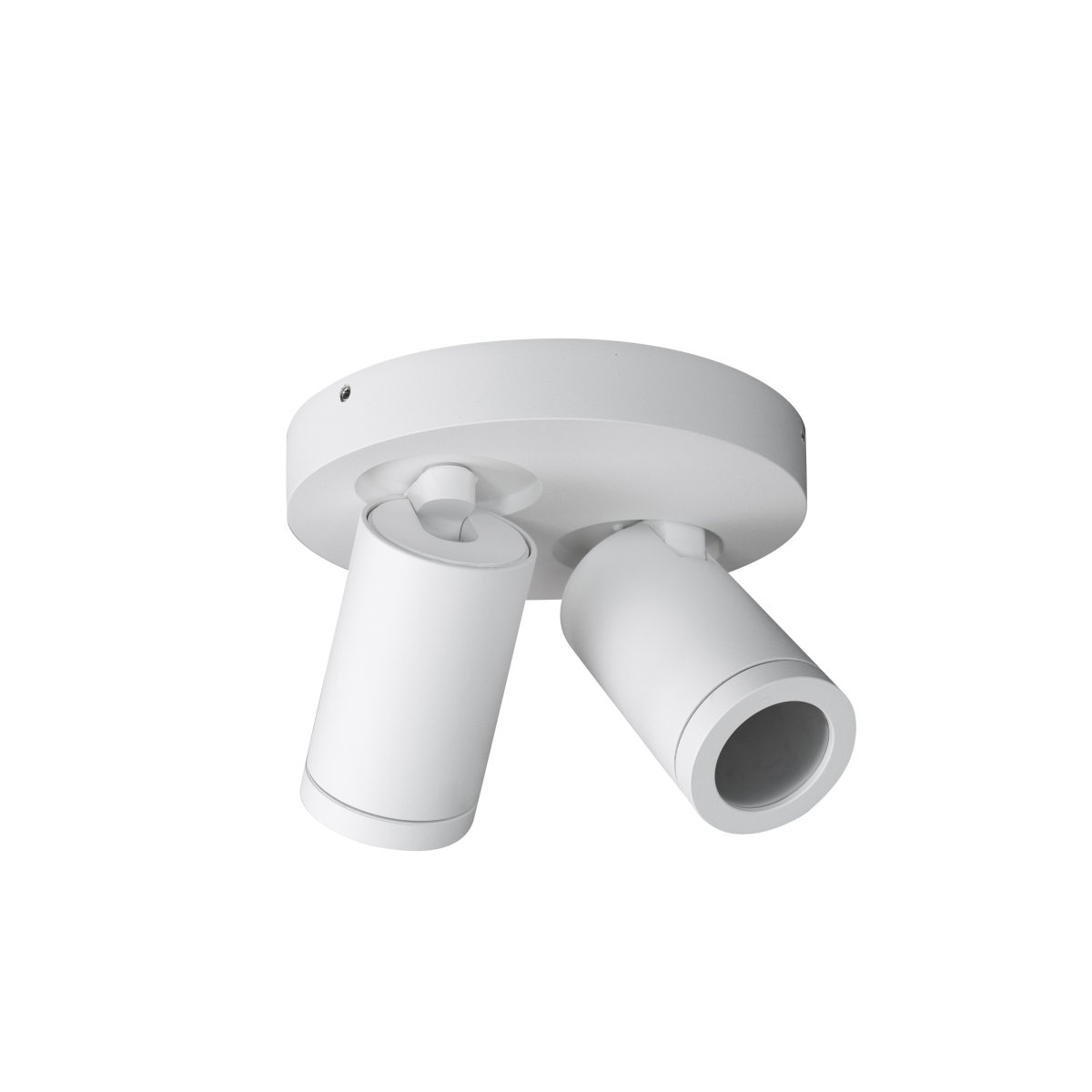 Torsö Ø20 Valkoinen kylpyhuoneen valaisin valmistajalta Armaturhantverk - Kohdevalolla on IP44-luokitus, mik&auml; tarkoittaa, ett&auml; se on turvallinen ja kest&auml;v&auml; rumpuymp&auml;rist&ouml;iss&auml;mme.