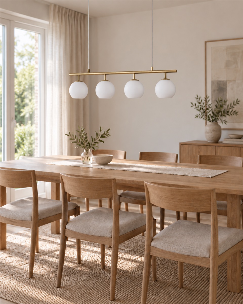 Globi 4 78cm Harjattu messinki/valkoinen kattovalaisin valmistajalta Nordic Lighting - Globi 4 on elegantti kattovalaisin, joka yhdist&auml;&auml; klassisen muotoilun tyylikk&auml;isiin muotoihin.