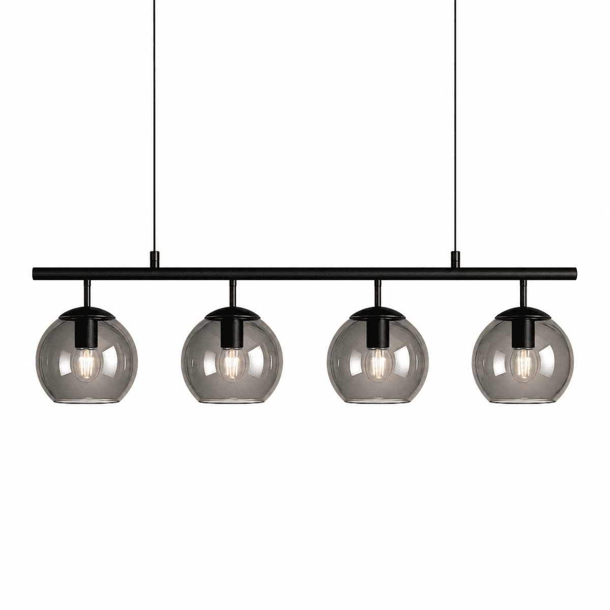Globi 4 78cm Musta/Savunharmaa kattovalaisin valmistajalta Nordic Lighting - Globi 4 on tyylik&auml;s kattovalaisin, joka yhdist&auml;&auml; modernin muotoilun pehmeisiin muotoihin.