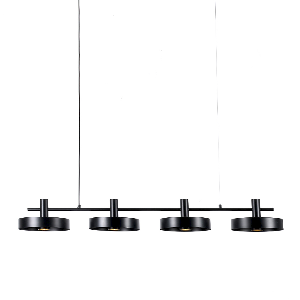 Birillo 130cm Musta kattovalaisin valmistajalta Nordic Lighting - Birillo on moderni metallinen riippuvalaisin, jossa on tyylik&auml;s ja graafinen muotoilu.