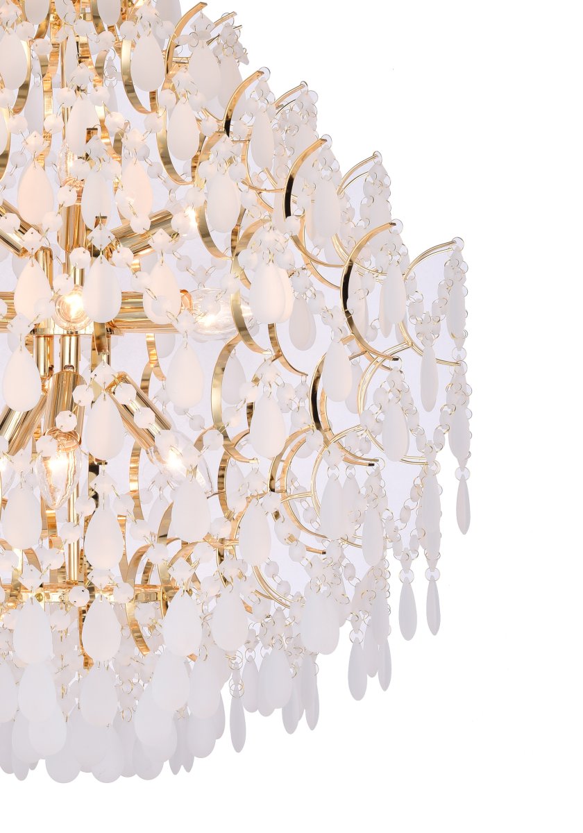 Palais Ø58 Kulta kristalli valmistajalta Lampan - Elegantti ja ainutlaatuinen kristalliriippuvalaisin, jossa on kultapintainen metallirunko.