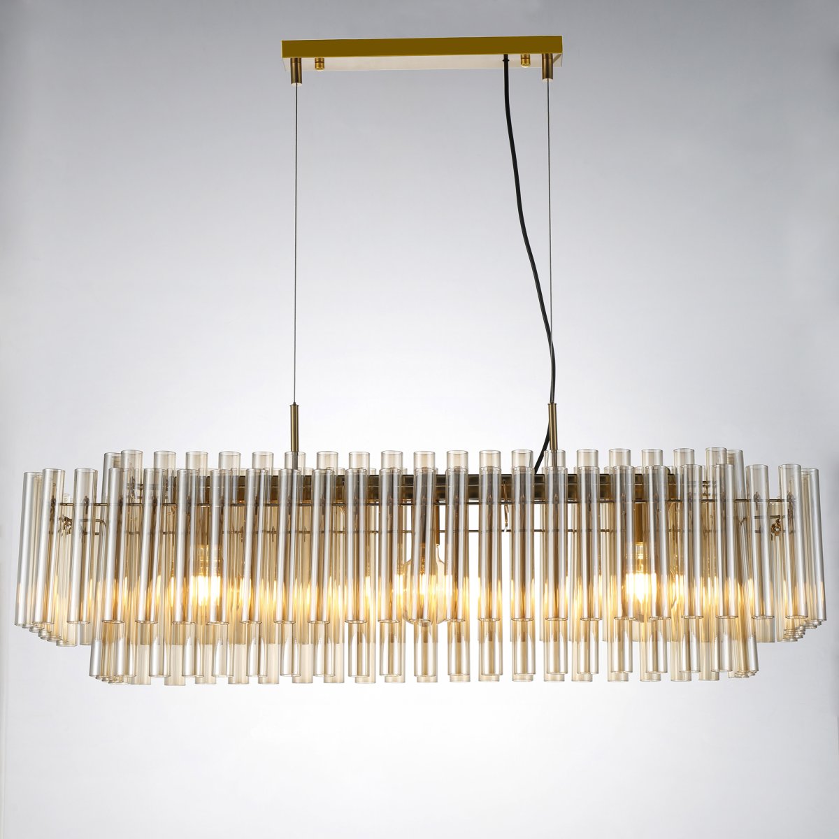 Lancaster 105cm Messinki/meripihka kattovalaisin valmistajalta Lampan - Lancaster on ainutlaatuinen kattovalaisin, joka yhdist&auml;&auml; modernin eleganssin klassisiin yksityiskohtiin.
