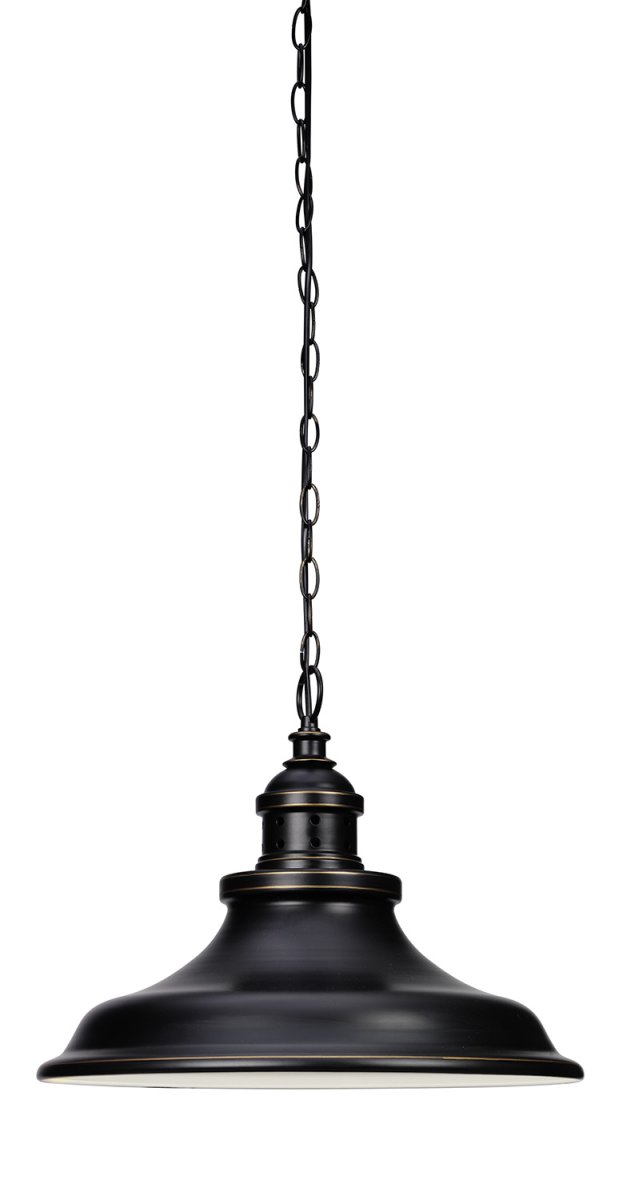 New Haven Ø45 Antiikki musta kattovalaisin valmistajalta Cottex - Valaisimessa yhdistyv&auml;t toiminnallisuus ja estetiikka ja siit&auml; tulee huoneen katseenvangitsija.