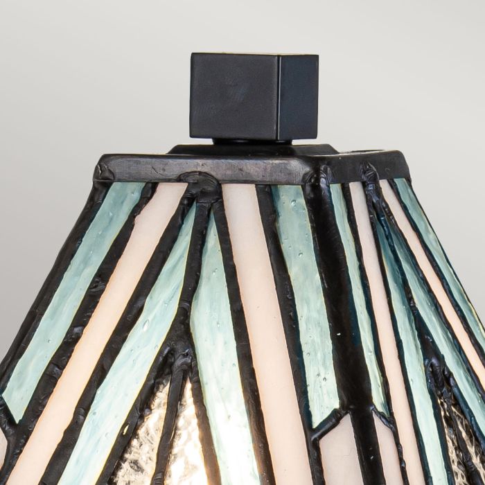Alderley 32cm Monivärinen valmistajalta Elstead Lighting - Metalliosissa on syvä vintage-pronssiviimeistely ja klassinen art deco -design, jotka antavat ajattoman ja tyylikkään ilmeen.