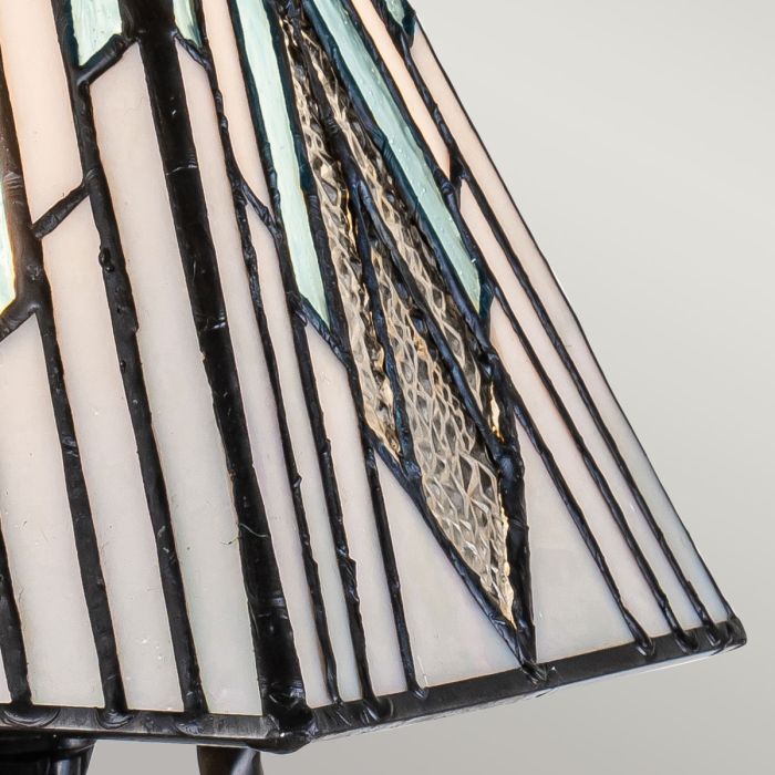 Alderley 32cm Monivärinen valmistajalta Elstead Lighting - Metalliosissa on syvä vintage-pronssiviimeistely ja klassinen art deco -design, jotka antavat ajattoman ja tyylikkään ilmeen.