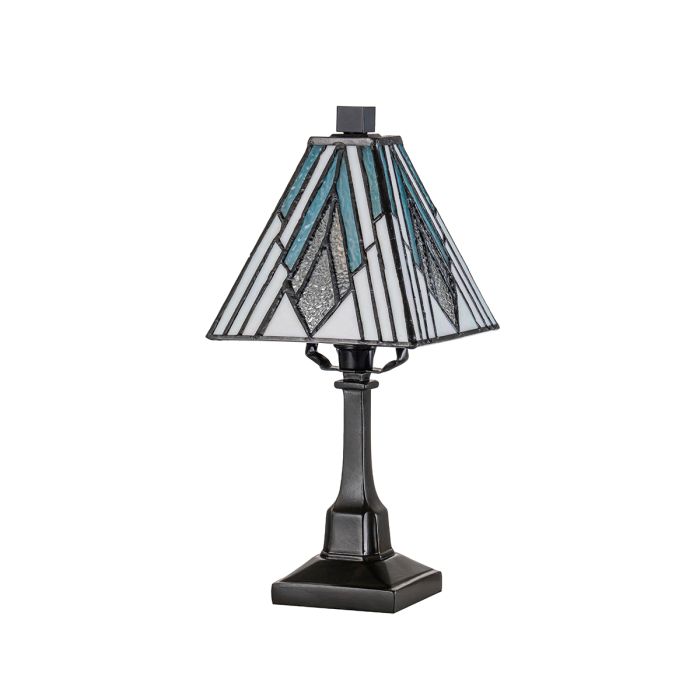 Alderley 32cm Monivärinen valmistajalta Elstead Lighting - Metalliosissa on syvä vintage-pronssiviimeistely ja klassinen art deco -design, jotka antavat ajattoman ja tyylikkään ilmeen.
