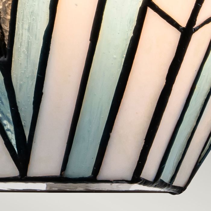 Alderley 30cm Monivärinen valmistajalta Elstead Lighting - Metalliosissa on syvä vintage-pronssiviimeistely ja klassinen art deco -design, jotka antavat ajattoman ja tyylikkään ilmeen.
