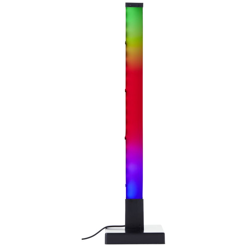 Neele 50cm Musta pöytävalaisin valmistajalta Brilliant - RGB LEDin avulla saat k&auml;ytt&ouml;&ouml;si laajan valikoiman v&auml;rej&auml; ja tehosteita, joten voit helposti mukauttaa valon mielialaasi ja tilaisuuteesi.