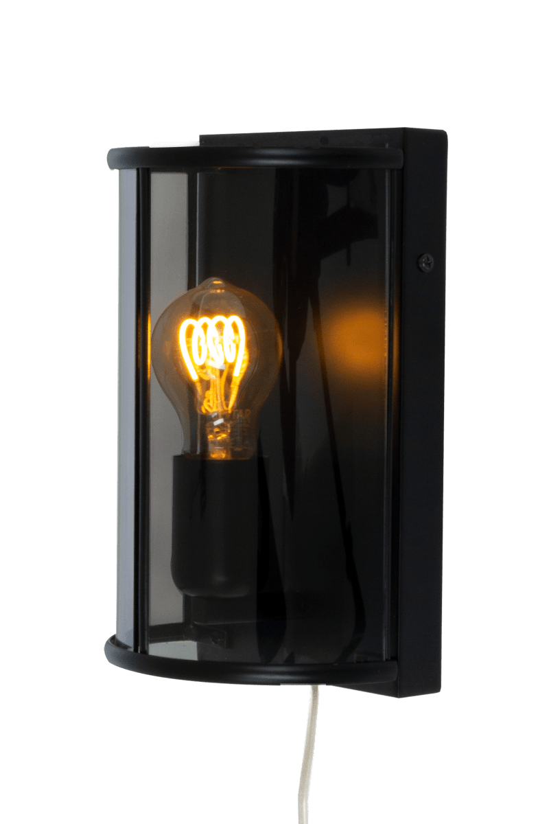 Budgie 25cm Musta seinävalaisin valmistajalta Aneta Lighting - Budgie-seinävalaisimessa on klassinen muotoilu.