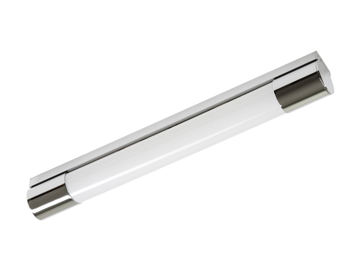 Kalven 80cm Kromi kylpyhuoneen valaisin valmistajalta Armaturhantverk - T&auml;m&auml; ohut ja moderni kylpyhuonevalaisin tarjoaa tehokkaan ja tasaisen valon, joka on t&auml;ydellinen peilivalaistukseen.