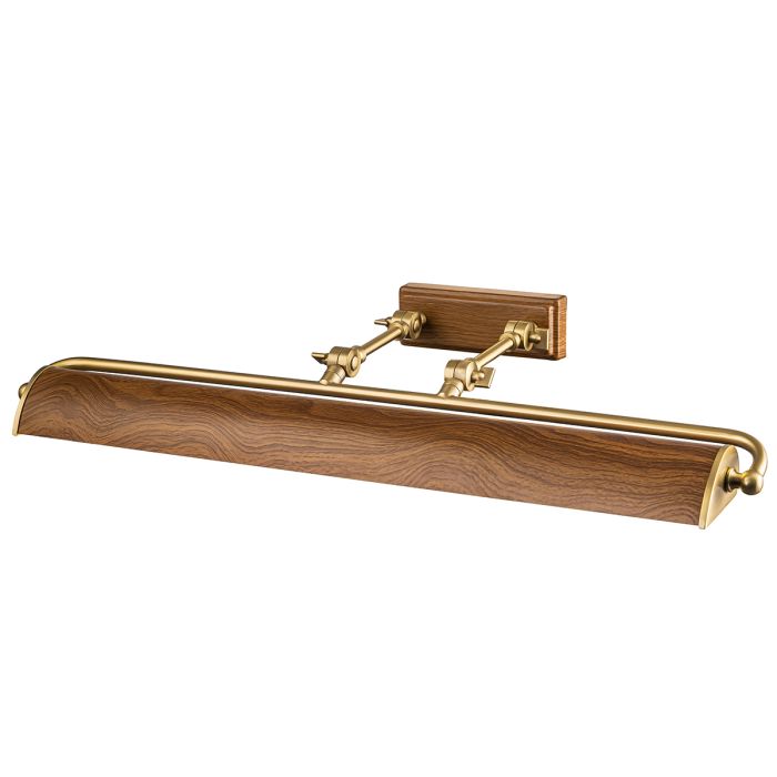 Winchfield 70cm Tammi valmistajalta Elstead Lighting - Winchfield-kuvavalaisinsarjassa yhdistyvät moderni, 1900-luvun puolivälin retrotyyli ja tyylikkäästi kaarevia sävyjä.