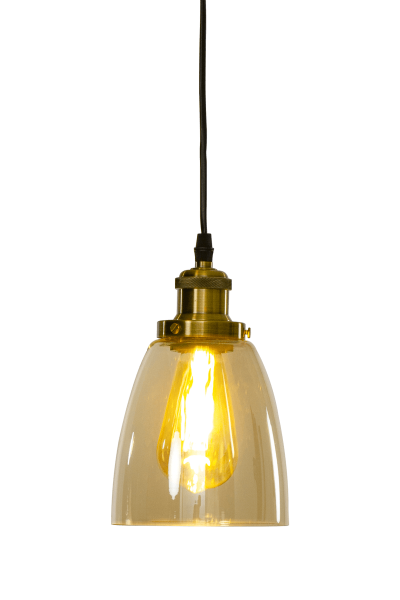 Niki Ø14 Keltainen ikkunavalaisin valmistajalta Aneta Lighting - Niki on yksinkertainen ja tyylik&auml;s riippuva ikkunavalaisin, joka luo kodikkaan tunnelman mihin tahansa huoneeseen antiikkiverhoilun yksityiskohdilla.