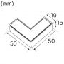 Extend G2 LED-list Hörn 2700K från Hide-A-Lite